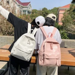 Kawaii Therapy Preppy Backpacks<Kawaii Solid Pastel Preppy Harajuku Backpack – Limited Edition