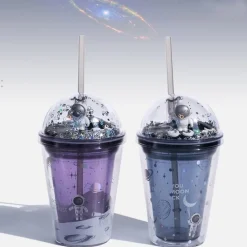 Kawaii Therapy Bottles<Kawaii Space Astronaut Sequin Bottle – Limited Edition