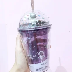 Kawaii Therapy Bottles<Kawaii Space Astronaut Sequin Bottle – Limited Edition