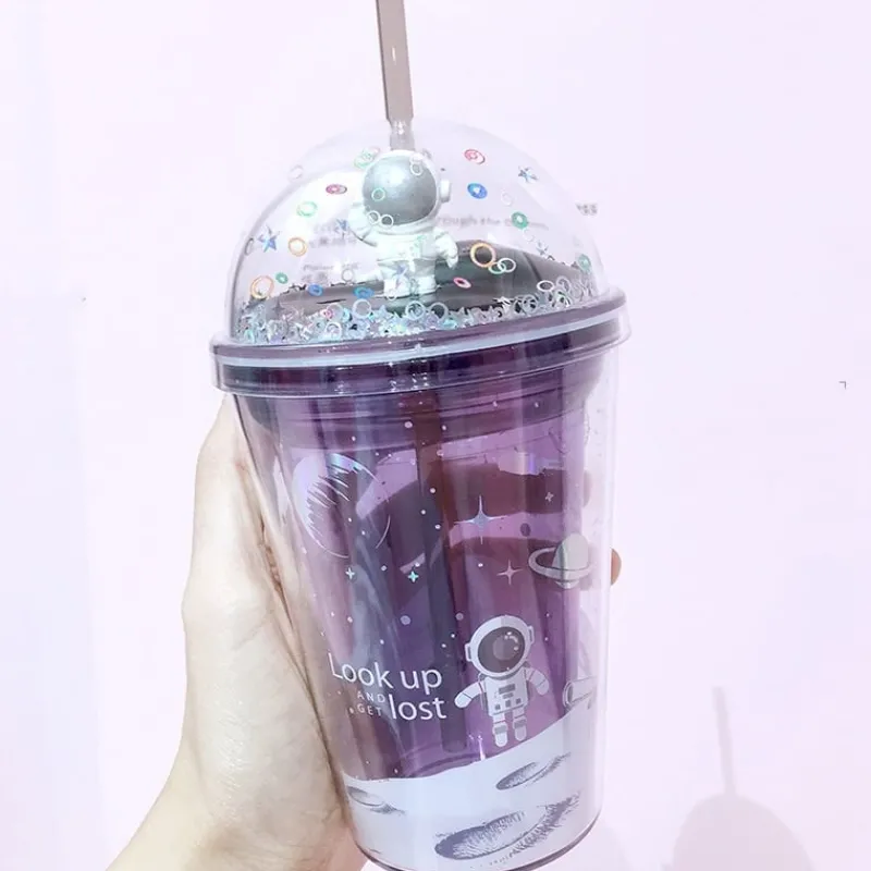 Kawaii Therapy Bottles<Kawaii Space Astronaut Sequin Bottle – Limited Edition