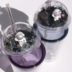 Kawaii Therapy Bottles<Kawaii Space Astronaut Sequin Bottle – Limited Edition