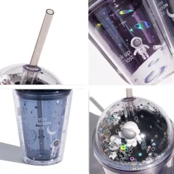 Kawaii Therapy Bottles<Kawaii Space Astronaut Sequin Bottle – Limited Edition