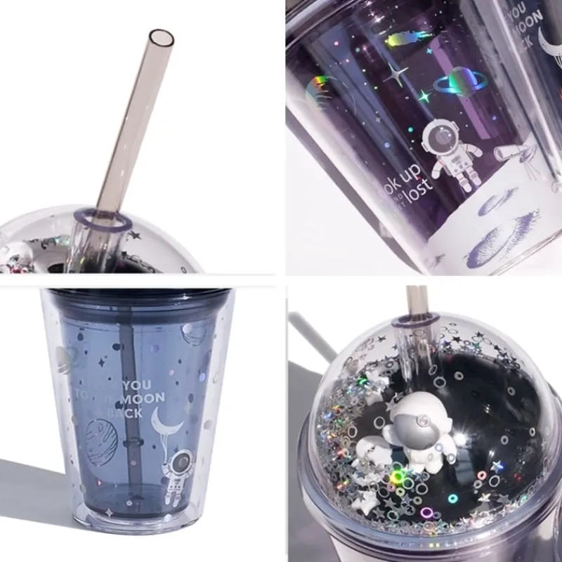 Kawaii Therapy Bottles<Kawaii Space Astronaut Sequin Bottle – Limited Edition
