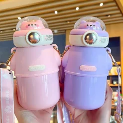 Kawaii Therapy Bottles<Kawaii Space Bear Thermos Bottle – Limited Edition