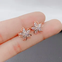 Kawaii Therapy Earrings<Kawaii Sparkling Flower Stud Earrings – Limited Edition