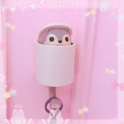 Kawaii Therapy Desk Accessories<Kawaii Squirrel Pop-up Wall Coat Hanger