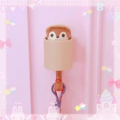 Kawaii Therapy Desk Accessories<Kawaii Squirrel Pop-up Wall Coat Hanger