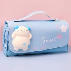 Kawaii Therapy Pencil Cases<Kawaii Squishy Cat Sakura Pencil Case – Limited Edition