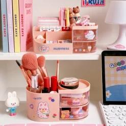 Kawaii Therapy Desk Organizers<Kawaii Stationery Storage Box Pen Organizer