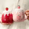 Kawaii Therapy Bottles<Kawaii Strawberry Ceramic Cup – Special Edition