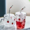 Kawaii Therapy Bottles<Kawaii Strawberry Glass Cup