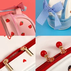 Kawaii Therapy Pencil Cases<Kawaii Strawberry Korea Style Pencil Case – Limited Edition