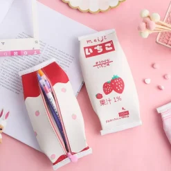 Kawaii Therapy Pencil Cases<Kawaii Strawberry Milk Pencil Case – Limited Edition