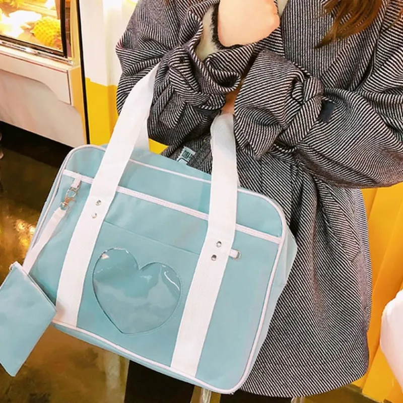 Kawaii Therapy Travel Backpacks | Preppy Backpacks<Kawaii Style Pink Travel Shoulder Bag