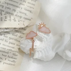 Kawaii Therapy Earrings<Kawaii Sun Cloud Korea Style Earrings – Limited Edition