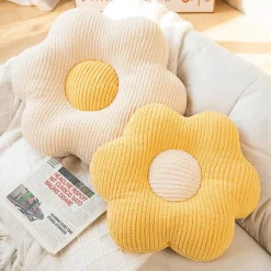Kawaii Therapy Seat Cushions | Pillows<Aesthetic Flower Soft Seat Cushion (50cm)
