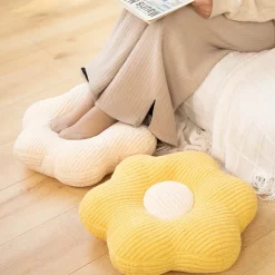 Kawaii Therapy Seat Cushions | Pillows<Aesthetic Flower Soft Seat Cushion (50cm)