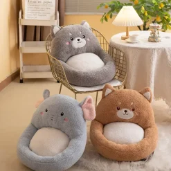 Kawaii Therapy Seat Cushions | Pillows<Animal Collection Soft Seat Cushion