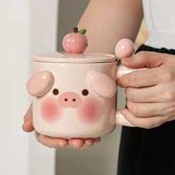 Kawaii Therapy Bottles<Animal Friends Ceramic Cup – Limited Edition