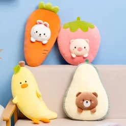 Kawaii Therapy Pillows | Shiba<Animal Fruit Collection – Limited Edition