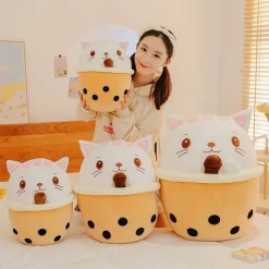 Kawaii Therapy Boba | Cat<Bubble Tea Animal Plush XL (50cm)