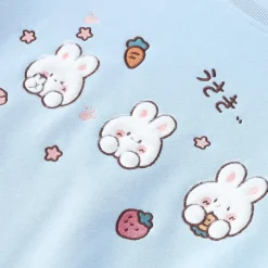 Kawaii Therapy Clothing<Bunny Carrot Pastel Hoodie – Limited Edition