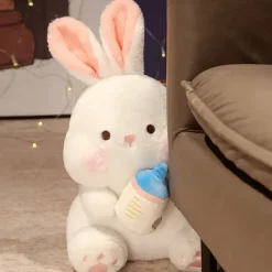 Kawaii Therapy Cute Stuffed Animals | Giant Stuffed Animals<Bunny Milk Bottle Plush – Jumbo Edition