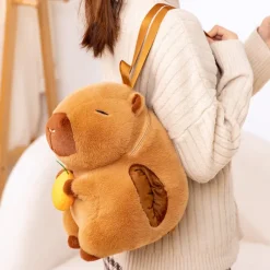 Kawaii Therapy Animal Backpacks<Capybara Hand Warmer Backpack