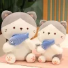 Kawaii Therapy Giant Stuffed Animals | Cat<Cat Fish Plush Doll (45cm) – Limited Edition