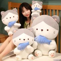 Kawaii Therapy Giant Stuffed Animals | Cat<Cat Fish Plush Doll (45cm) – Limited Edition