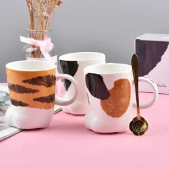 Kawaii Therapy Bottles<Cat Paw Ceramic Cup – Limited Edition