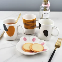 Kawaii Therapy Bottles<Cat Paw Ceramic Cup – Limited Edition