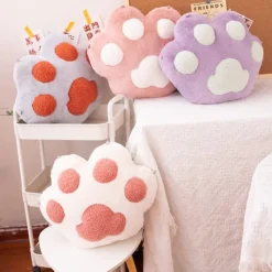 Kawaii Therapy Pillows | Cat<Cat Paw Cushion Pillow