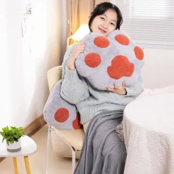 Kawaii Therapy Pillows | Cat<Cat Paw Cushion Pillow