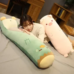 Kawaii Therapy Cute Stuffed Animals | Giant Stuffed Animals<Cute Animal Roll Pillows