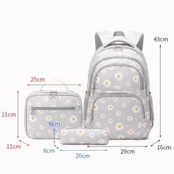 Kawaii Therapy School Backpacks | Preppy Backpacks<Daisy Flower Backpack Set – Limited Edition