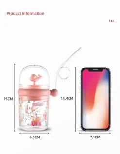 Kawaii Therapy Bottles<Fountain Straw Bottle (260ml) – Limited Edition