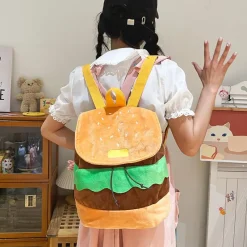 Kawaii Therapy Animal Backpacks<Hamburger Backpack – Limited Edition