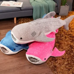 Kawaii Therapy Cute Stuffed Animals | Sea Animal<Happy Pastel Whale Shark (90cm) – Limited Edition