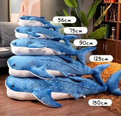Kawaii Therapy Cute Stuffed Animals | Sea Animal<Happy Pastel Whale Shark (90cm) – Limited Edition