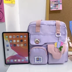 Kawaii Therapy Preppy Backpacks | Japanese Style Backpacks<Harajuku Cute Pastel Backpack