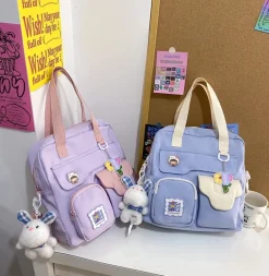 Kawaii Therapy Preppy Backpacks | Japanese Style Backpacks<Harajuku Cute Pastel Backpack