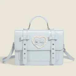 Kawaii Therapy Preppy Backpacks | Japanese Style Backpacks<Hearts Preppy Shoulder Bag – Limited Edition
