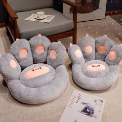 Kawaii Therapy Seat Cushions<Jumbo Cat Paw Fluffy Cushion