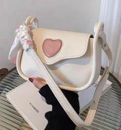 Kawaii Therapy Tote Bags | Shoulder Bags<Korea Pastel Hearts Sling Bag – Special Edition