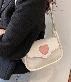 Kawaii Therapy Tote Bags | Shoulder Bags<Korea Pastel Hearts Sling Bag – Special Edition