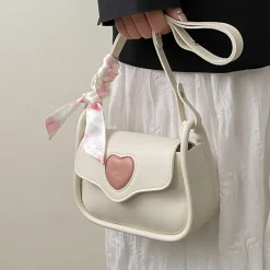 Kawaii Therapy Tote Bags | Shoulder Bags<Korea Pastel Hearts Sling Bag – Special Edition