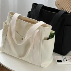Kawaii Therapy Tote Bags | Shoulder Bags<Large Canvas Tote Bag – Limited Edition