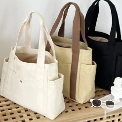 Kawaii Therapy Tote Bags | Shoulder Bags<Large Canvas Tote Bag – Limited Edition