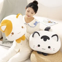 Kawaii Therapy Cute Stuffed Animals | Pillows<Mochi Neko Cat Plush Pillow